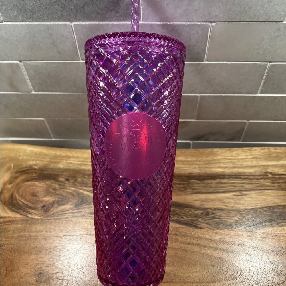 Starbucks 2023 Valentine’s Taffy Pink Jeweled tumbler 24oz